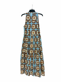 Olivia James brown and blue Size M Dress