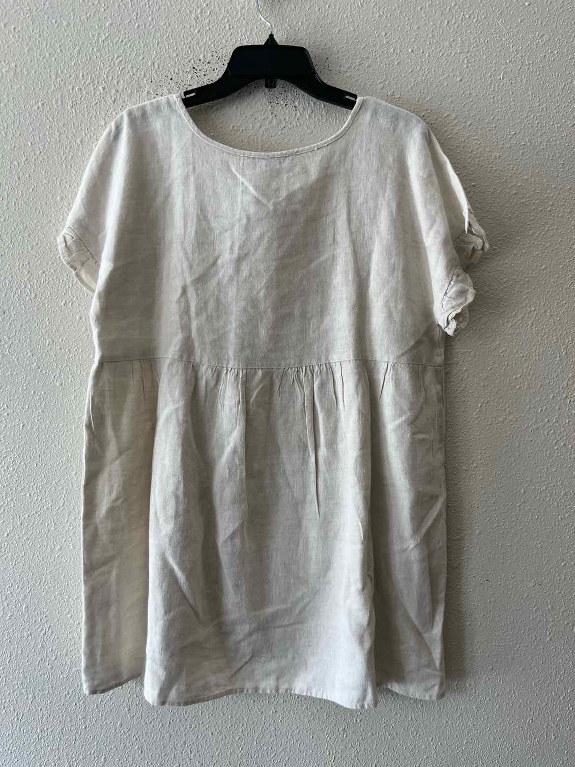 Audrey 3+1 Cream Size L Dress