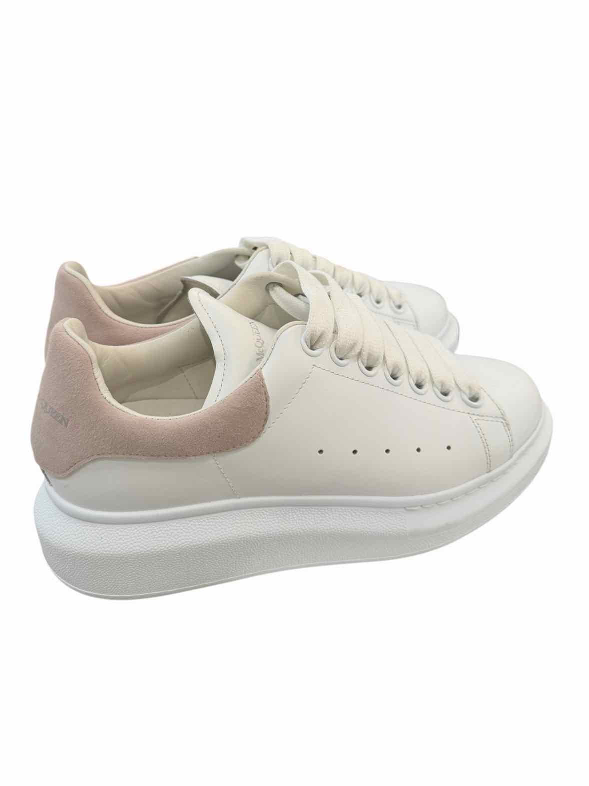 Alexander McQueen White and Blush Size 36.5 Shoes
