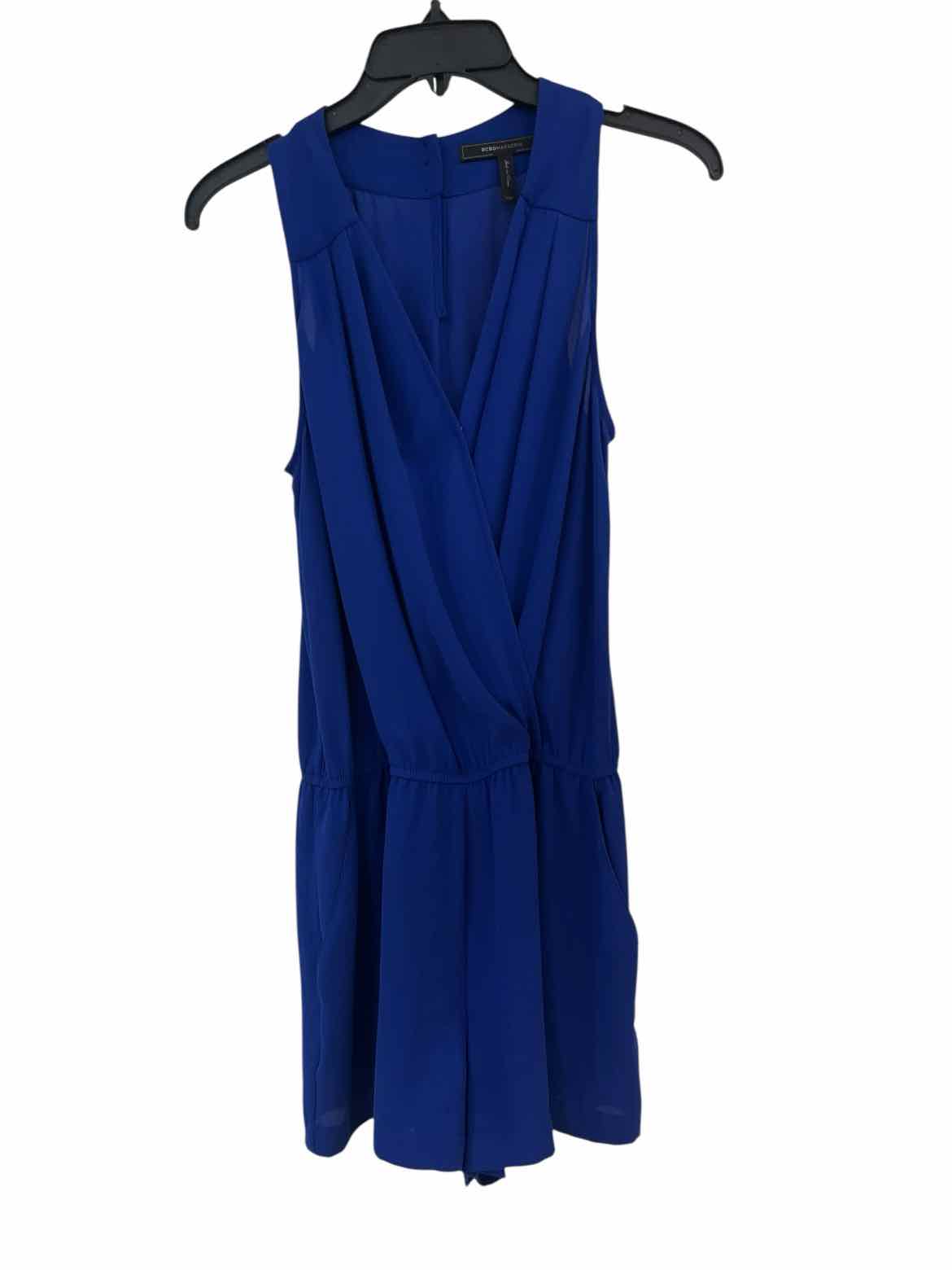 BCBG MAXAZRIA Blue Size XXS Romper