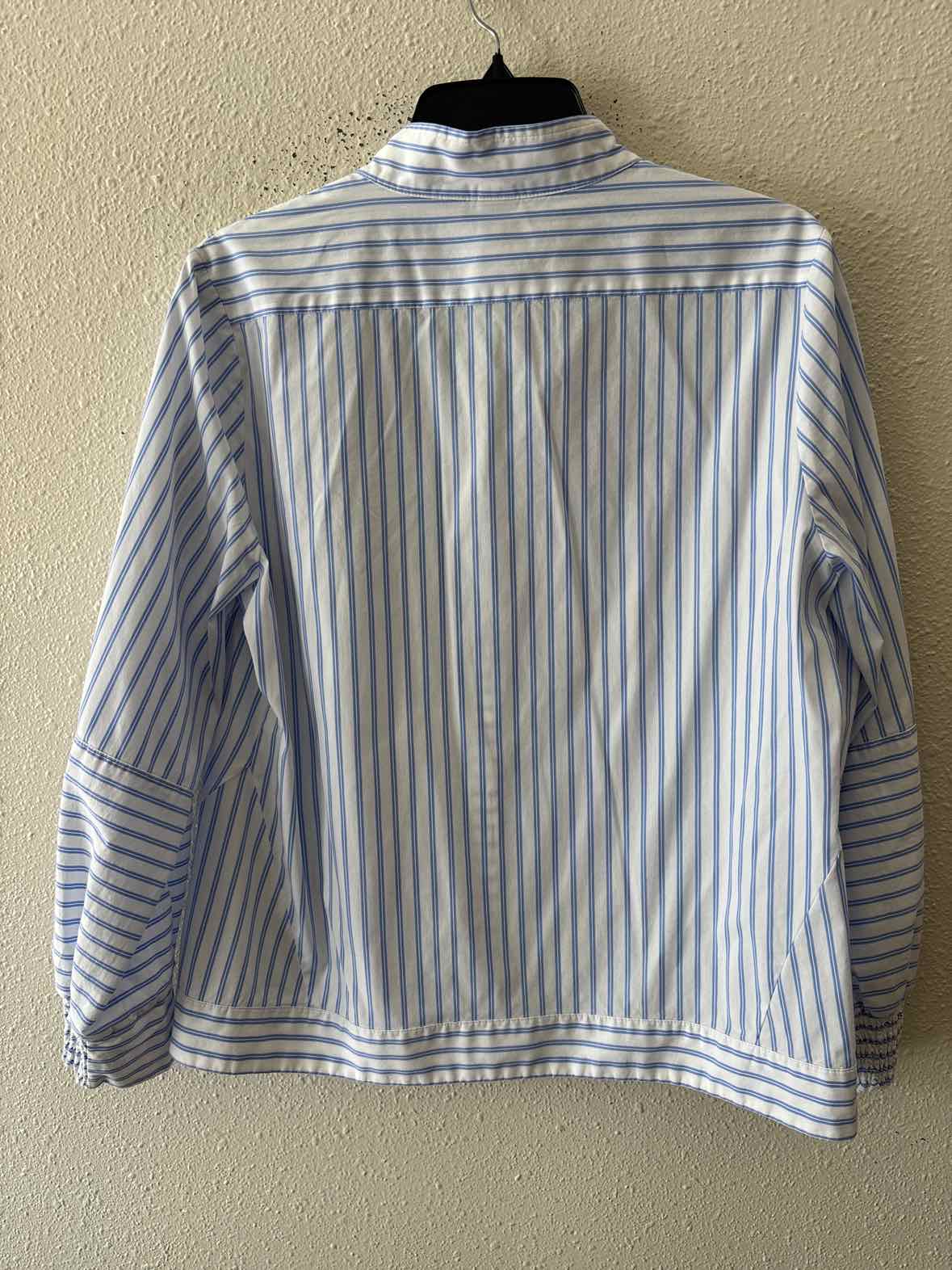 Lilli Sucre Blue and White Size L Shirt