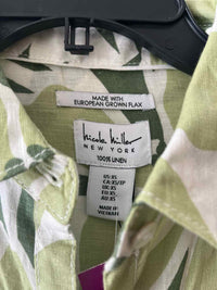 Nicole Miller NYC Green and White Size XS Dress