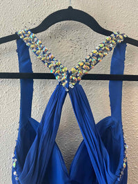 Faviana Blue Size 0 Gown/Evening Wear