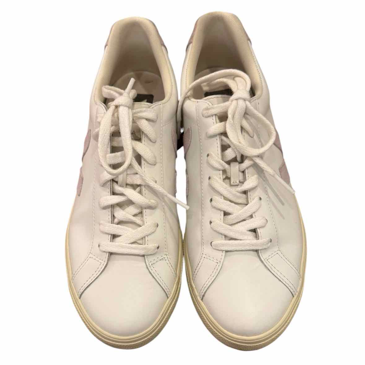 Veja White & lilac Size 9 Sneakers
