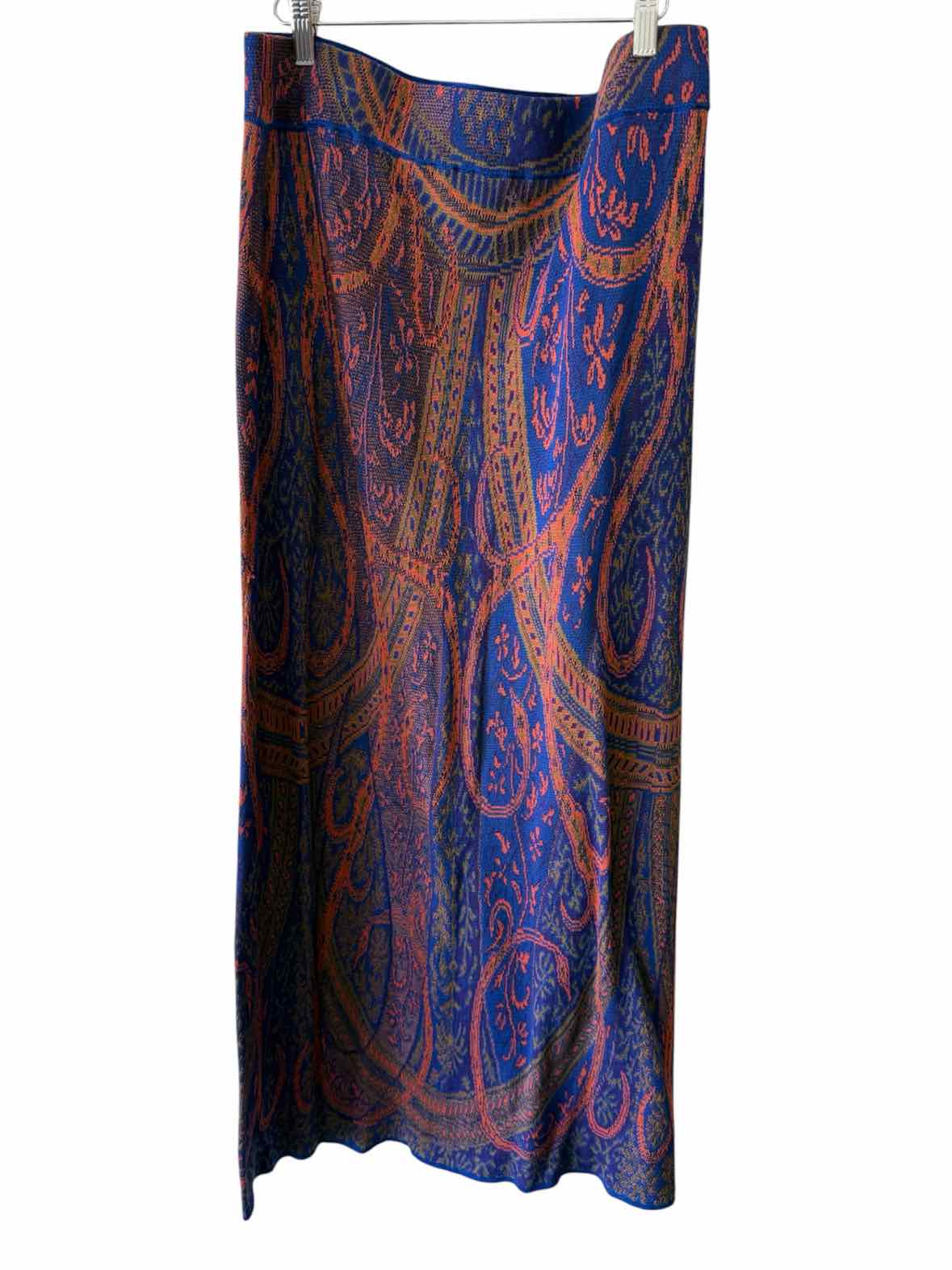 Peruvian Connection blue and orange Size XL Skirt