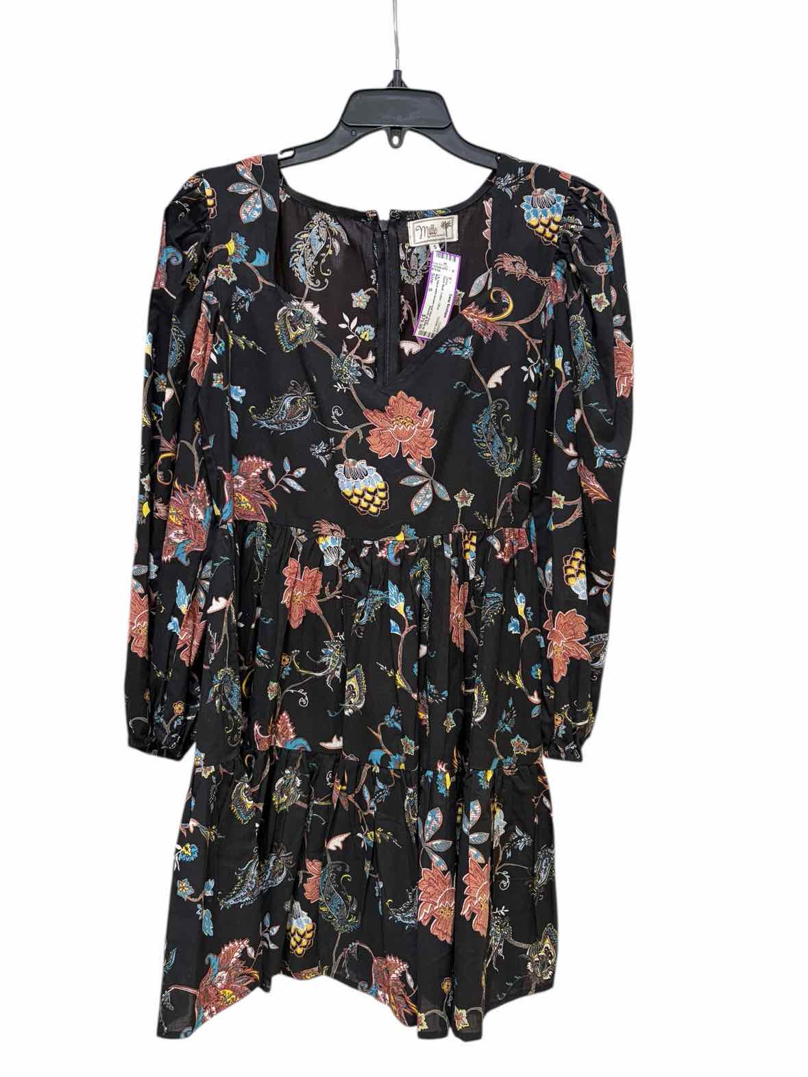 Mille Black Multi Size S Dress