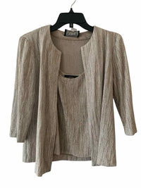 Alex Evenings Champagne Multi Size MP Tank Top