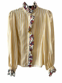 LA PRESTIC OUISTON Yellow Multi Size M Shirt