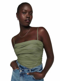 Reformation Army Green Size S Shirt
