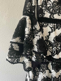 Alexis Black and white Size M Dress