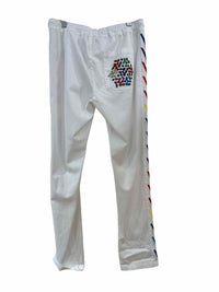 Me369 White and multi Size S Pants