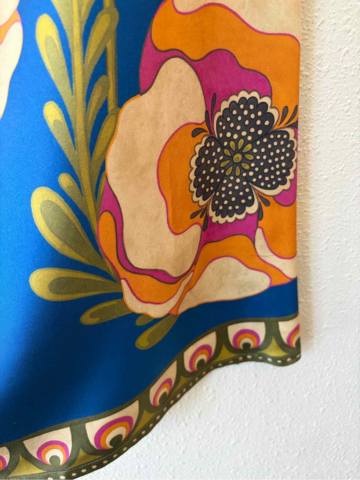 La Double J Blue Multi Size No Label Skirt