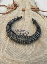G & B Rhodium Bracelet