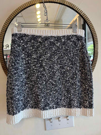 cinq a sept Navy & Ivory Size S Skirt