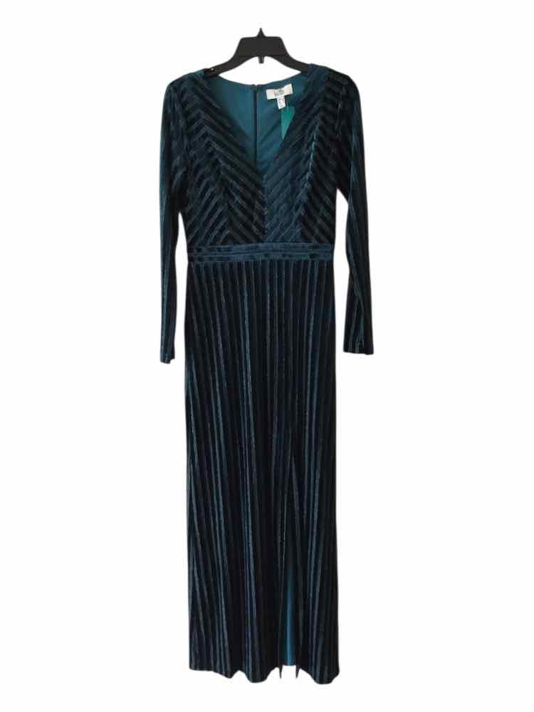 Belle Badgley Misch. Teal Size 4 Gown/Evening Wear