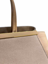 Fendi 2jours Elite Tote Beige Handbag
