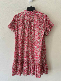J Crew Red and white Size M Dress