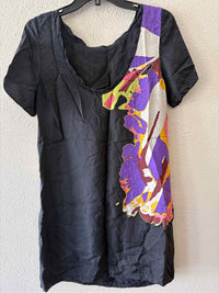 Tibi Black Multi Size 4 Dress