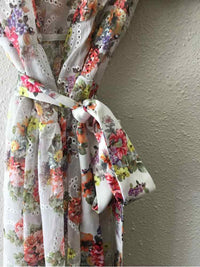 alice + olivia Cream Multi Size L Cardigan