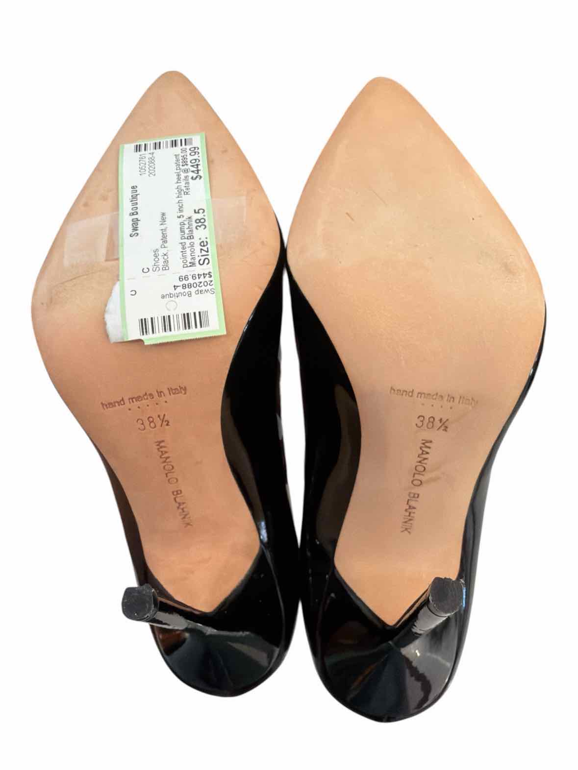 Manolo Blahnik Black Size 38.5 Shoes