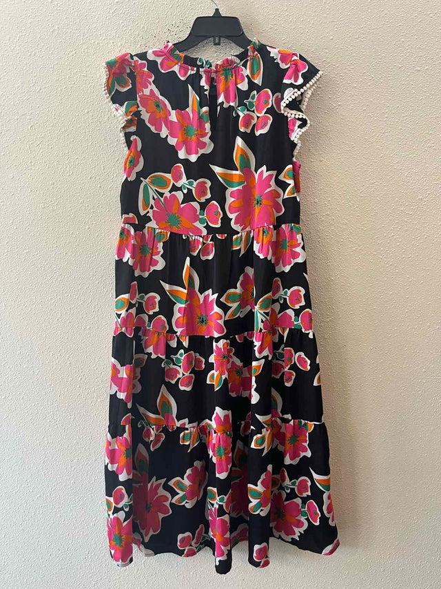 thml Black Multi Size L Dress