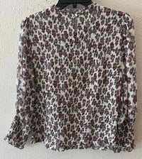 Veronica Beard White Multi Size 8 Shirt