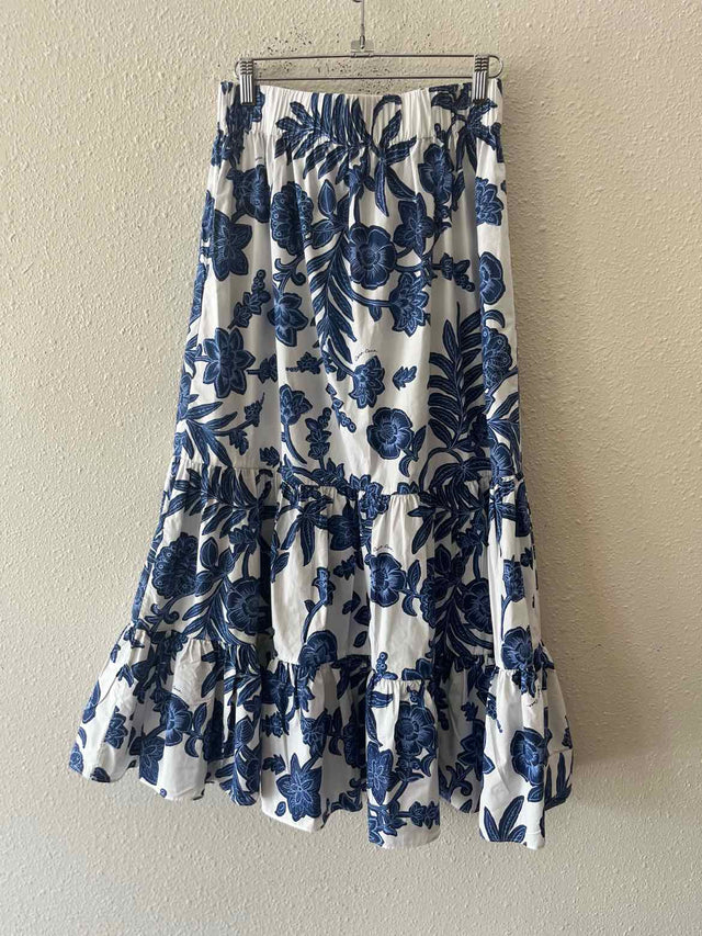 Cara Cara White and Blue Size S Skirt