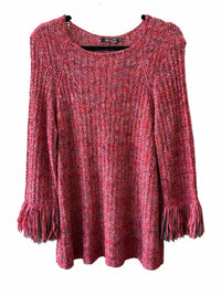 Nic+Zoe Marled pink & orange Size M Sweater