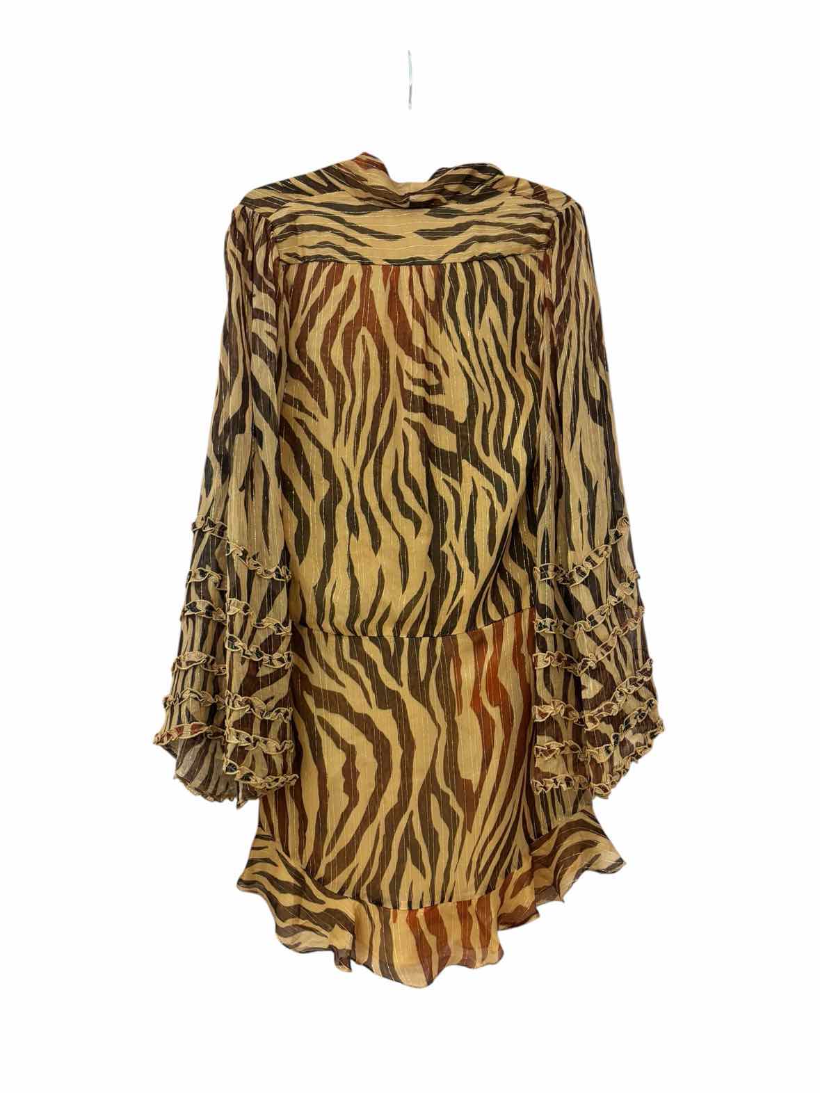 ROCOCO SAND Brown Tiger Print Size XS Dress