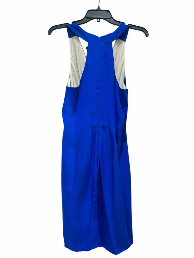 Lavender Brown Royal Blue Size M Dress
