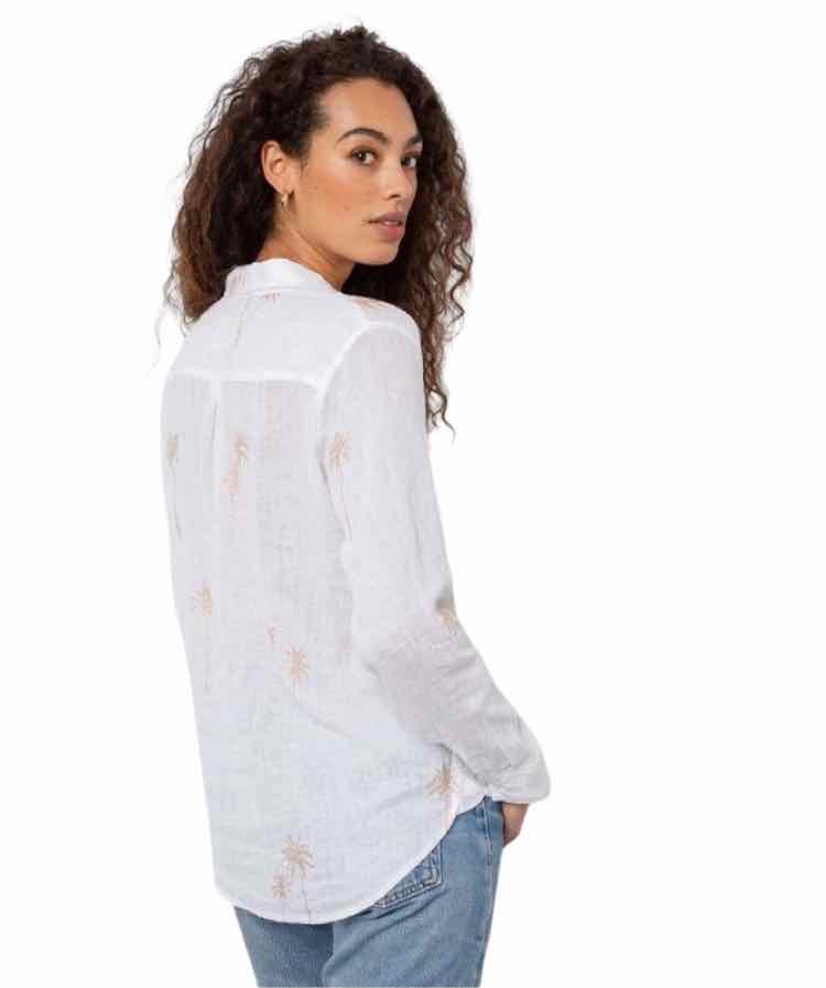 Rails White and Gold Size XL Shirt