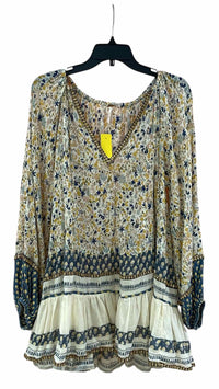 Free People White Multi Size M Dress