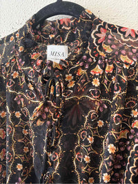 Misa Black Multi Size M Dress