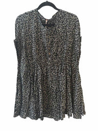 Free People Black and white Size S Dress