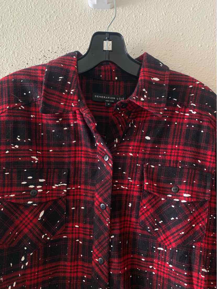 Generation Love Red and Black Size M Shirt
