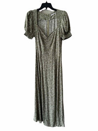 Reformation Sage Green and White Size 4 Dress