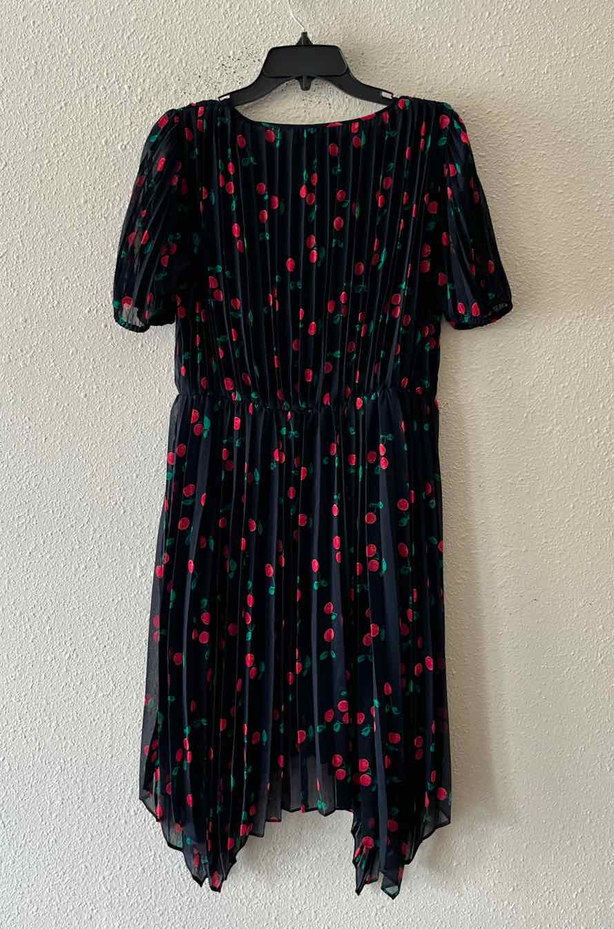 The Kooples Navy and Red Size L Dress