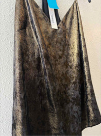 Lavender Brown Black and Gold Size M Tank Top