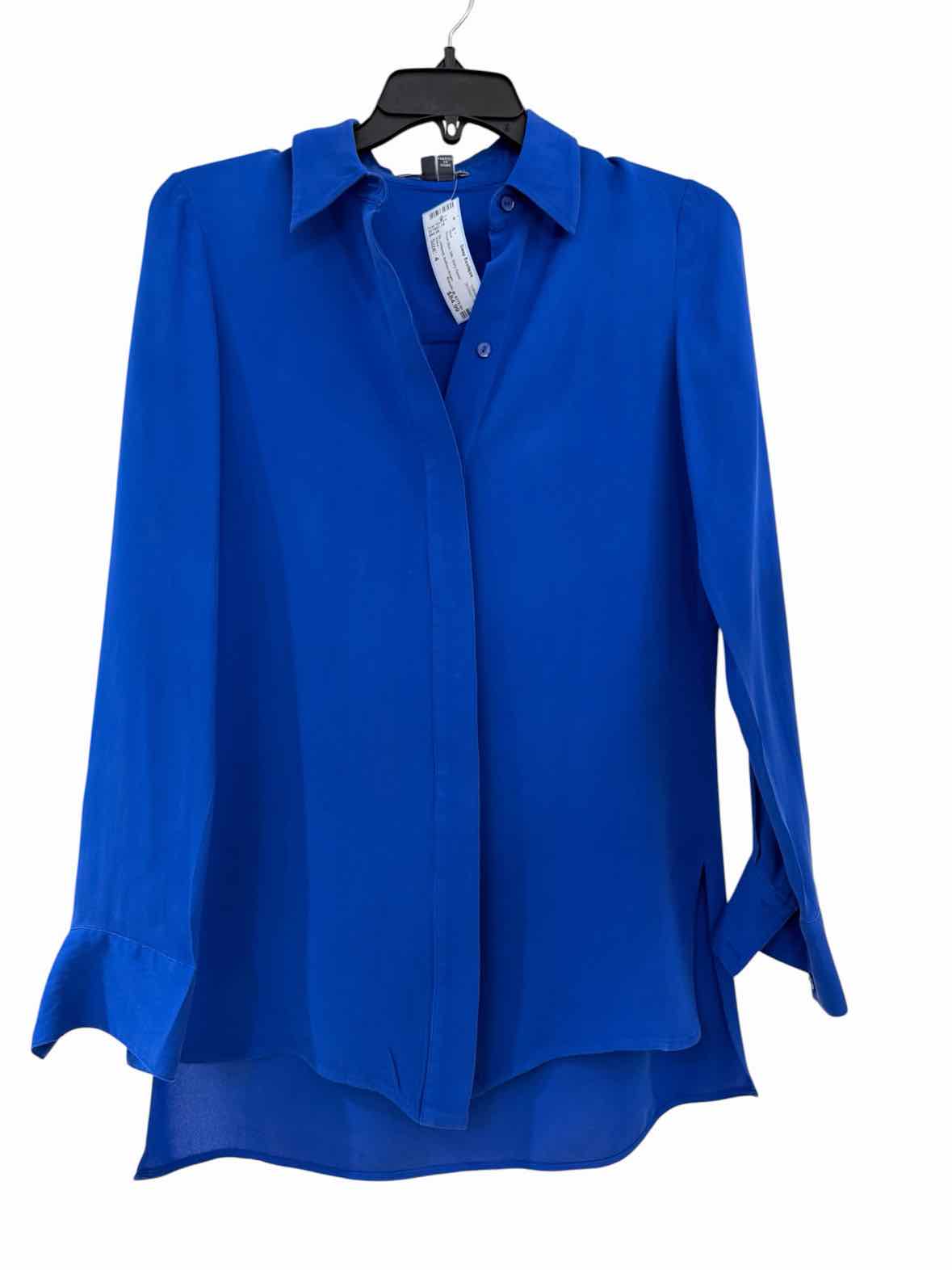 Vince Royal Blue Size 4 Shirt