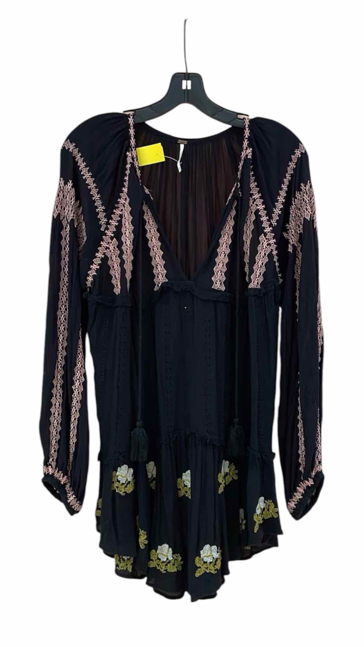 Free People Black Multi Size XS Dress