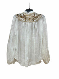 Zimmermann White and Beige Size 0 Shirt