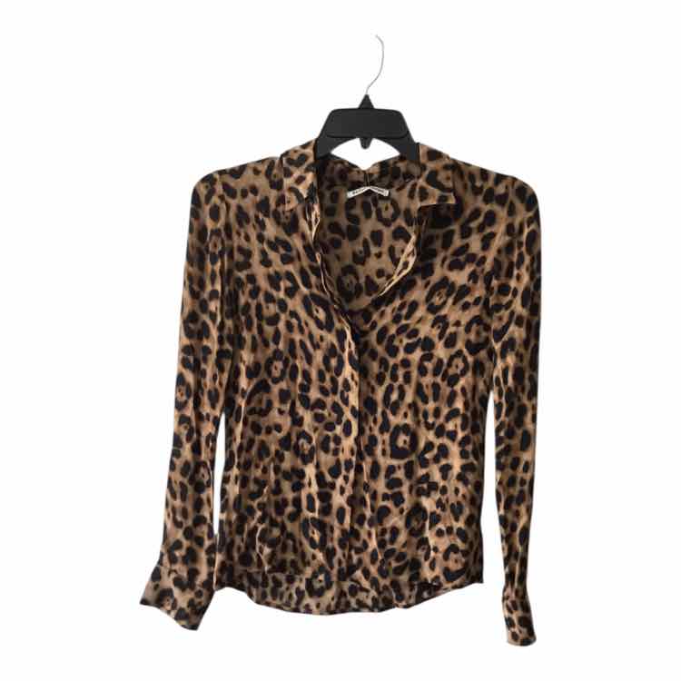Reformation Brown and black Size XS Shirt