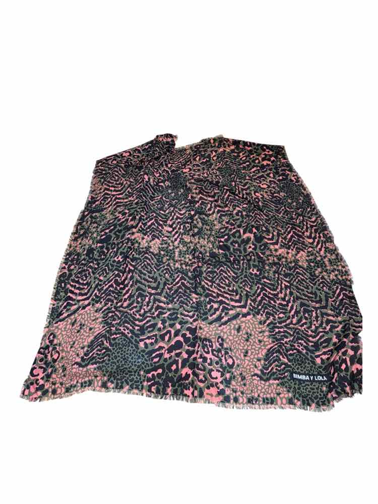 Bimba y Lola green, black, pink Scarf
