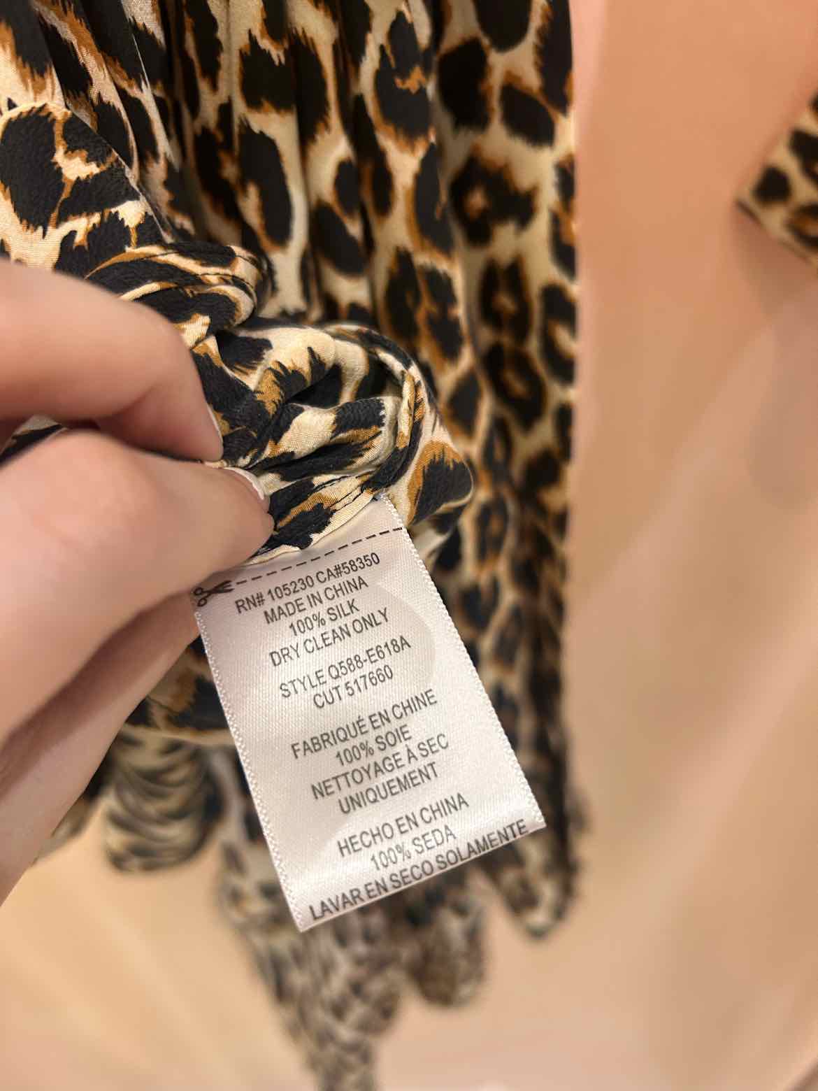 Equipment leopard Size S Dress