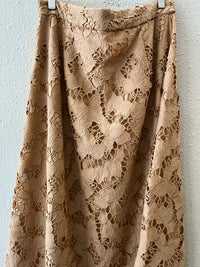 Eb Luxe Los Angeles Tan Size L Skirt