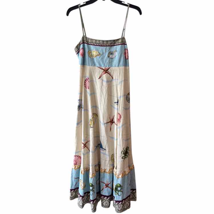 Caroline Constas Cream Multi Size M Dress