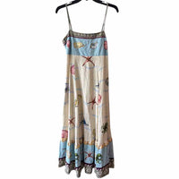 Caroline Constas Cream Multi Size M Dress