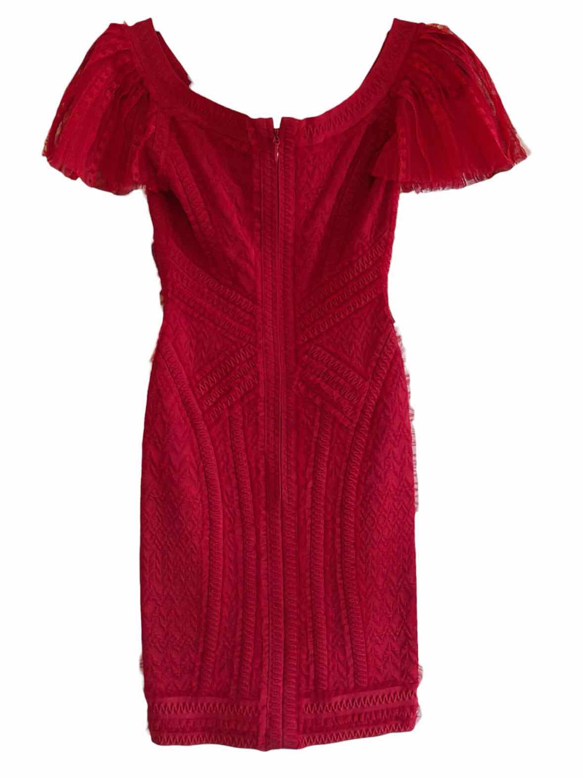 Herve Leger Red Size XXS Dress