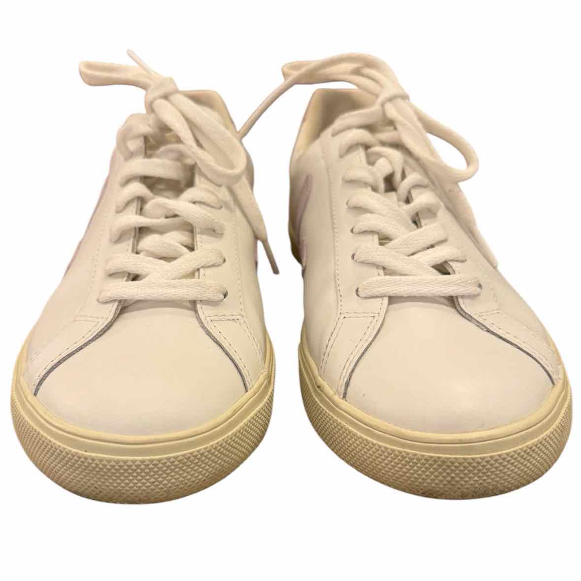 Veja White & lilac Size 9 Sneakers