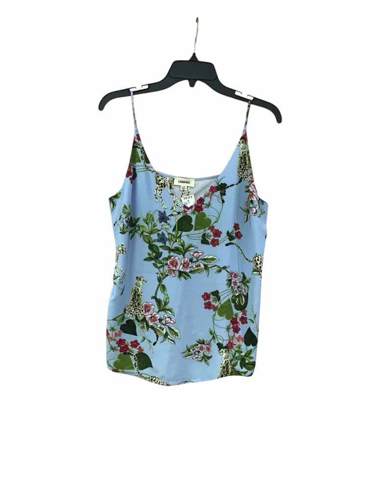 L'Agence baby blue multi Size L Tank Top